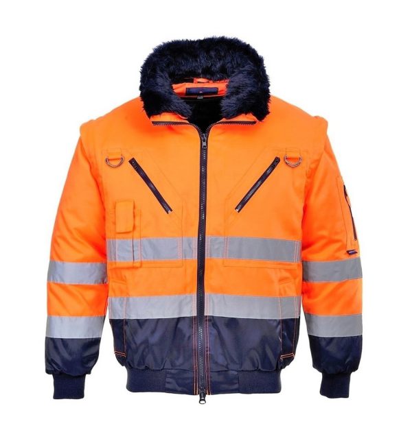 orange-portwest-hivis-3in1-pilot-jacke