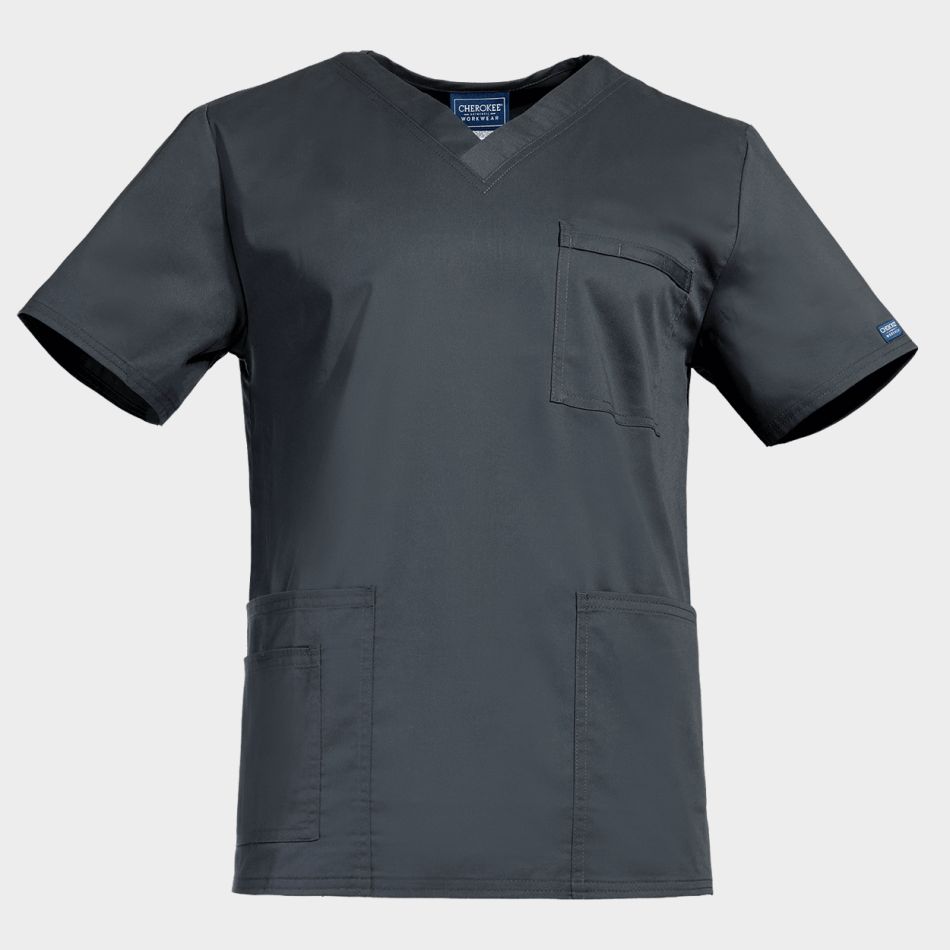cherokee-v-neck-grey-wwe4725