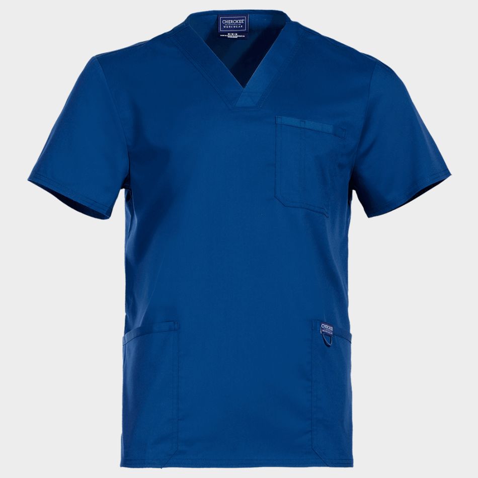 cherokee-v-neck-navy-blue-wwe670