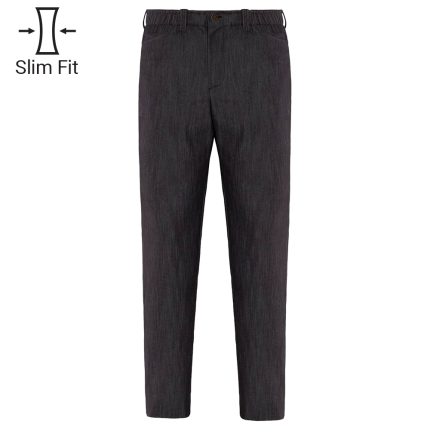 Панталон за готвачи GIOVE BLACK DENIM - S / черен