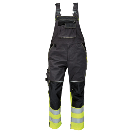 Сигнален полугащеризон KNOXFIELD HV YELLOW - 46 / антрацит
