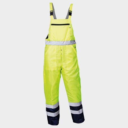Сигнален полугащеризон SKIPPER HV YELLOW - 2XL / сигнално жълт