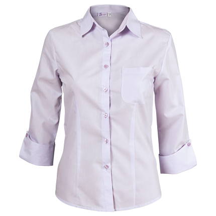 Дамска риза 3/4 ръкав CAMISA LIGHT PURPLE - 38 / лилав