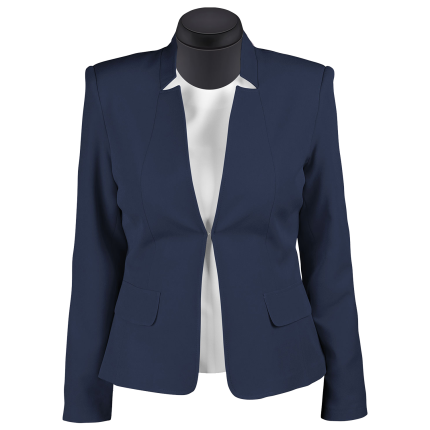 Дамско сако KARINA NAVY BLUE - 52 / тъмно син