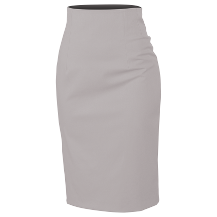 Дамска пола с висока талия TEA BEIGE - 38 / бежов