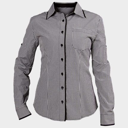 Дамска риза FLORIS BLACK - 50 / черен