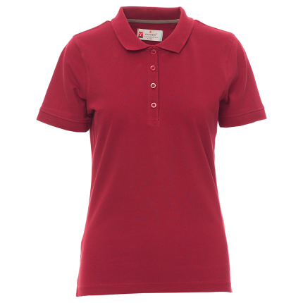 Дамска тениска с яка PAYPER VENICE BORDEAUX - L / бордо