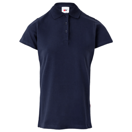 Дамска тениска с яка VELILLA NAVY BLUE - XS / тъмно син