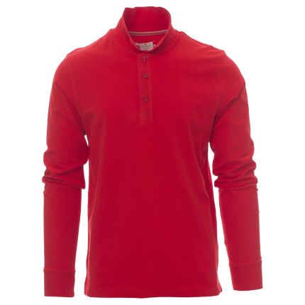 Блуза с дълъг ръкав и яка PAYPER FLORENCE RED - M / червен
