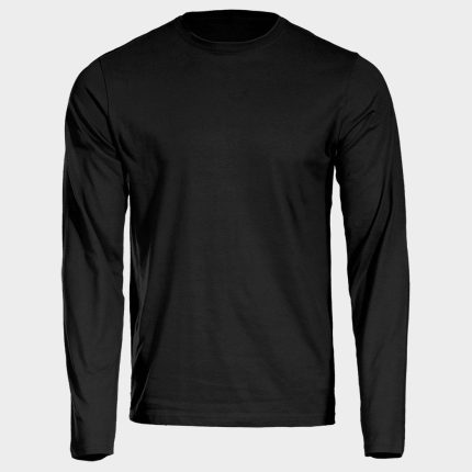 Тениска с дълъг ръкав STENSO KAOS BLACK - 4XL / черен