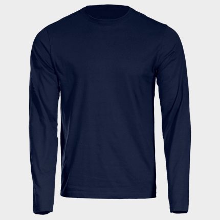 Тениска с дълъг ръкав STENSO KAOS NAVY - M / тъмно син