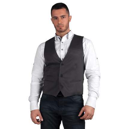Мъжки елек RAGE DARK GREY - 52 / тъмно сив