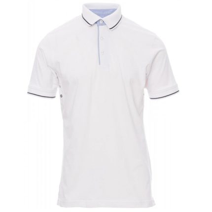 Тениска с яка PAYPER CAMBRIDGE WHITE - S / бял