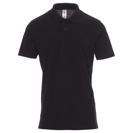 Тениска с яка PAYPER ROME BLACK - 4XL / черен