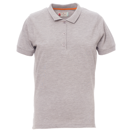 Тениска с яка PAYPER VENICE MELANGE - S / сив меланж