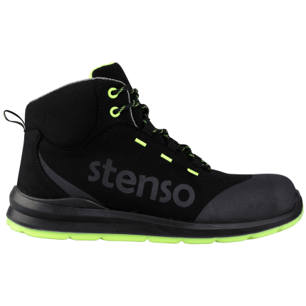 Работни обувки JETT GREEN ANKLE MF S3 - 47 / черен