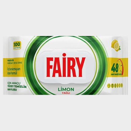 Мокри кърпи за повърхности FAIRY LEMON100 бр.