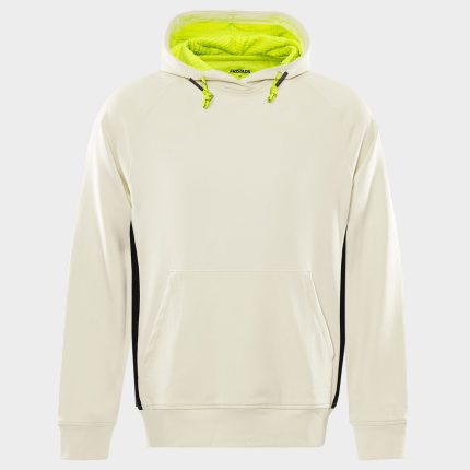 Суитшърт FRISTADS HOODED STRETCH WHITE - M / бял