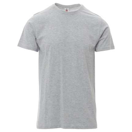 Тениска PAYPER PRINT MELANGE - XL / сив меланж