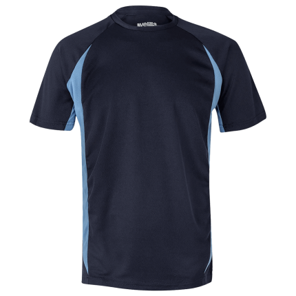 Тениска VELILLA NAVY BLUE/LIGHT BLUE - 3XL / тъмно син