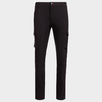 Работен панталон VIGOR BLACK/RED - XS / черен
