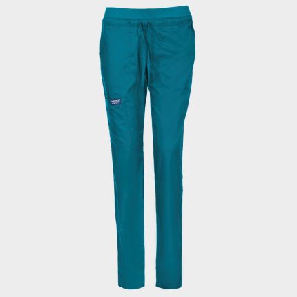 Дамски медицински панталон CHEROKEE MR TAPERED PETROL WWE105 - M / петрол