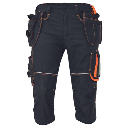 Работен 3/4 панталон KNOXFIELD 320 ANTHRACITE/ORANGE - 56 / черен