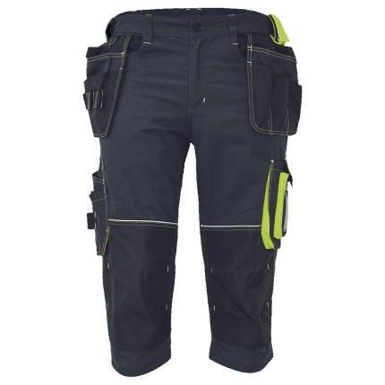 Работен 3/4 панталон KNOXFIELD 320 ANTHRACITE/YELLOW - 48 / черен