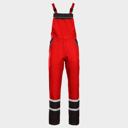 Работен полугащеризон COLLINS SUMMER RED - 52 / червен