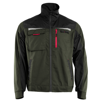 Работно яке PRISMA SUMMER OLIVE/BLACK - 66 / зелен