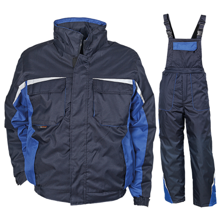 Работен комплект KASTOR WINTER BLUE - 4XL / тъмно син