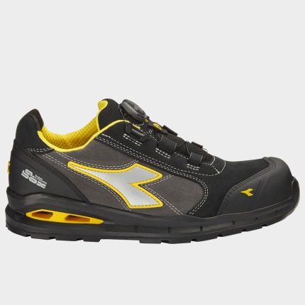 Работни обувки DIADORA RUN A.BOX MSTR BOA LOW S3S FO SR SC ESD BLACK/GREY - 41 / черен