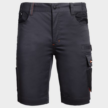 Работен къс панталон Kastor Stretch GREY/ORANGE - 52 / сив