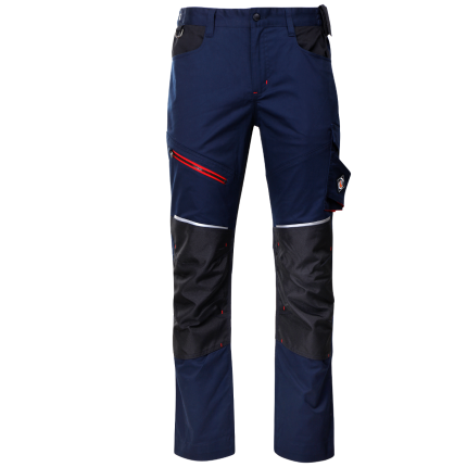 Работен панталон REVOLT 4STRETCH NAVY BLUE/BLACK - 62 / тъмно син