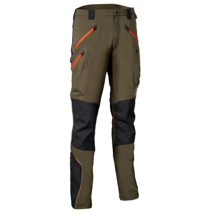 Работен панталон VELTEN BROWN/BLACK/ORANGE - 56 / кафяв